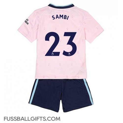 Arsenal Albert Sambi Lokonga #23 Fußballbekleidung 3rd trikot Kinder 2022-23 Kurzarm (+ kurze hosen)